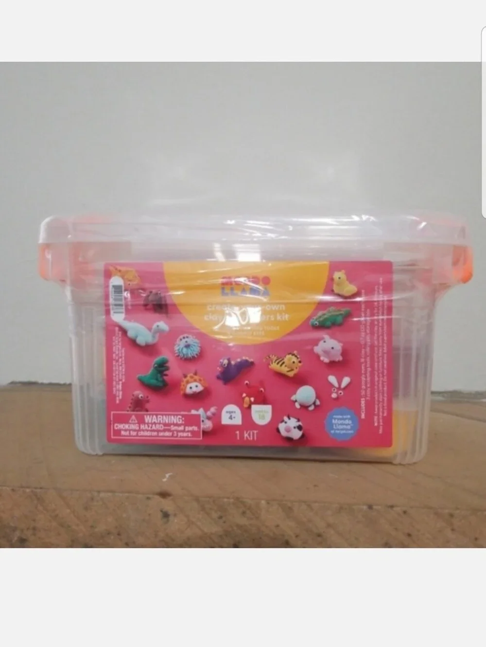NEW! Mondo Llama Create-Your-Own Clay Characters Kit - Multicolor NWT